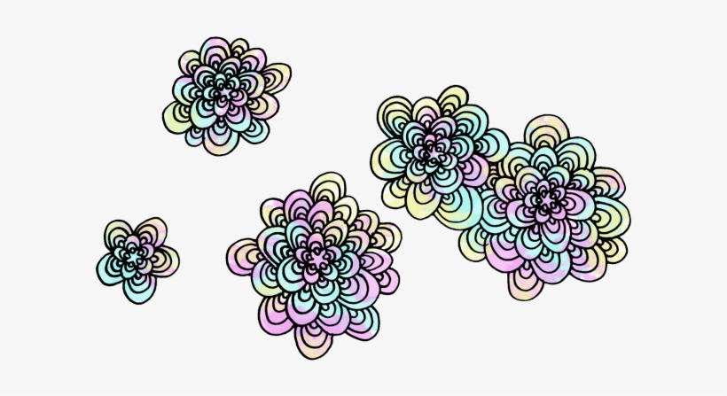 Zentangle Flowers Flower Art Design - Tangled Flower Design Tote Bag, Adult Unisex, Natural, transparent png download