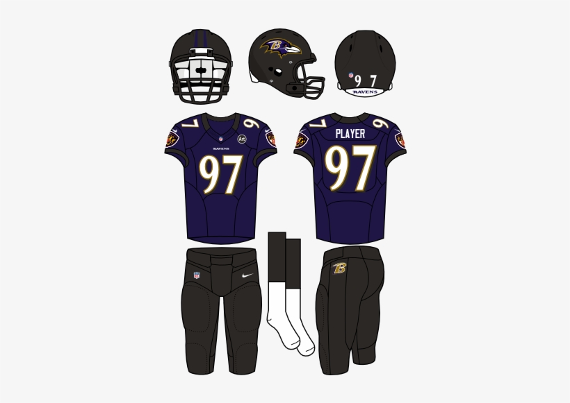 Baltimore Ravens - Baltimore Ravens Uniform Png, transparent png download