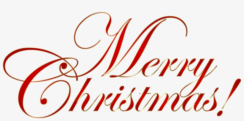 Merry Christmas Png Transparent - Merry Christmas Transparent Clip Art, transparent png download