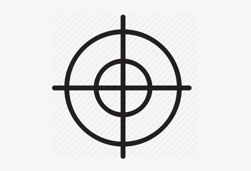 Field Of View - Bullseye Decal, transparent png download