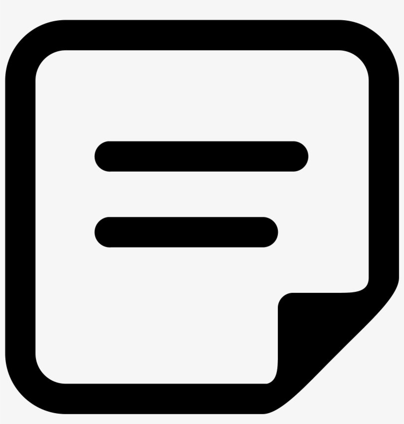 This Is A Picture Of A Small Piece Of Paper With Three - Note Icon Png, transparent png download