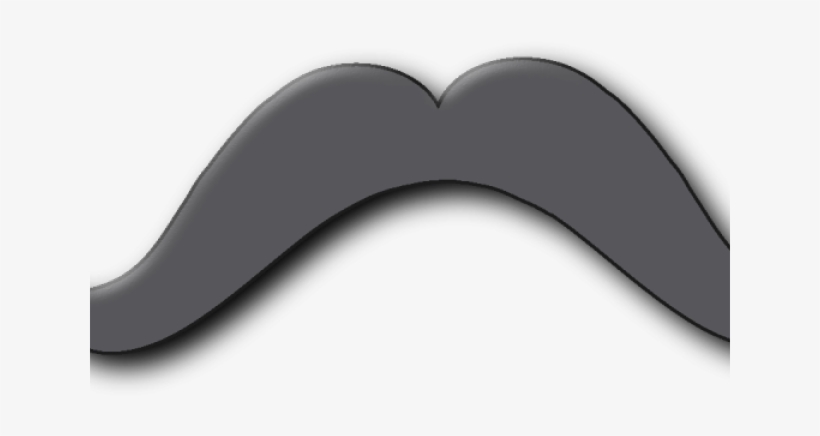 Clipart Mustache Curled - Illustration, transparent png download