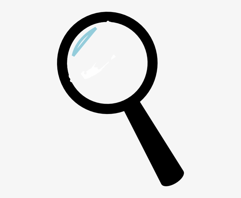 Magnifying Glass Clip Art At Clker - Clip Art Magnifying Glass, transparent png download
