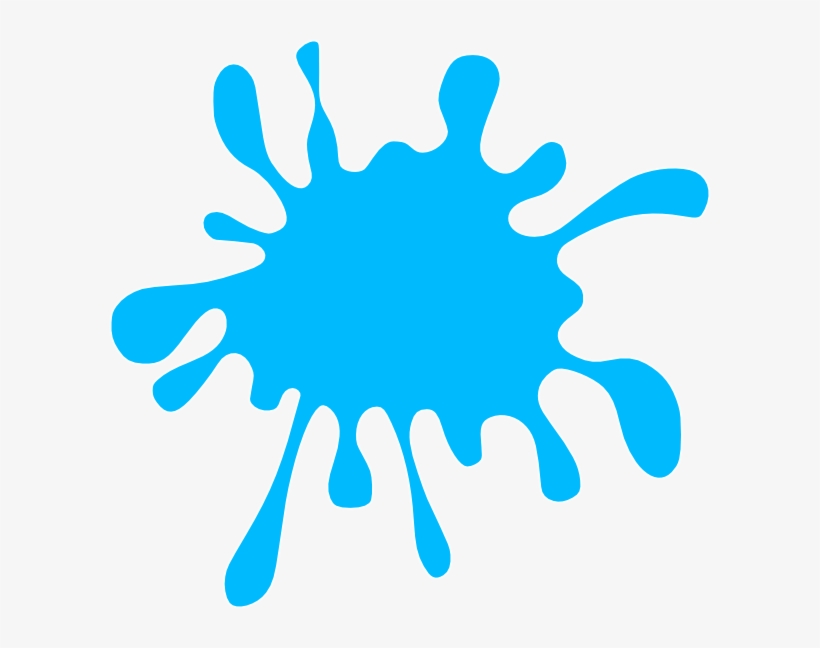 How To Set Use Blue Ink Splash Svg Vector, transparent png download