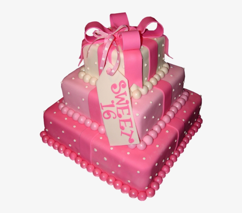 View Full Size - Sweet Sixteen Cakes, transparent png download