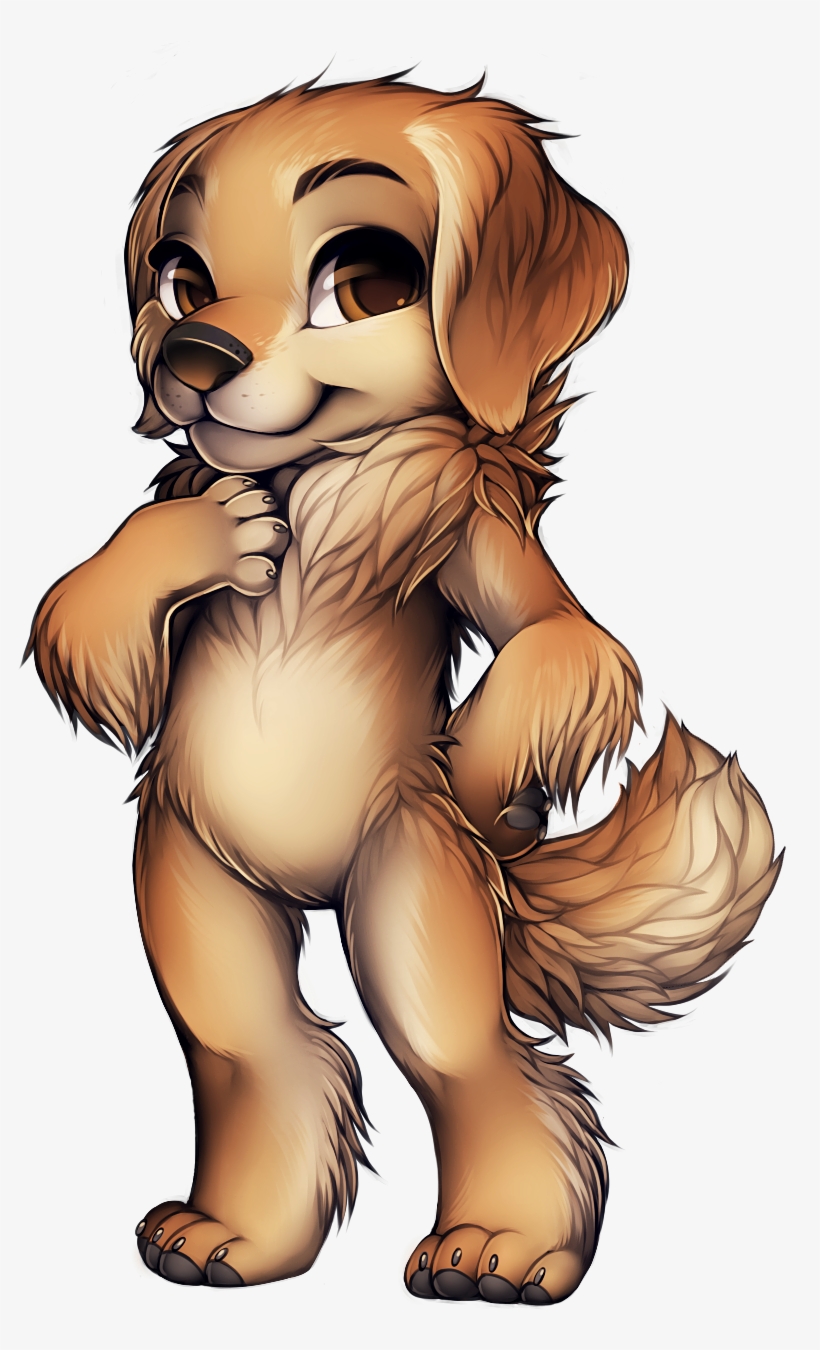 34 1 Golden Retriever - Furvilla Golden Retriever, transparent png download