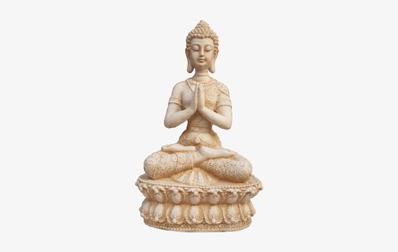 Thai Style Namaste Sitting - Thai Sitting Buddha Statue, transparent png download