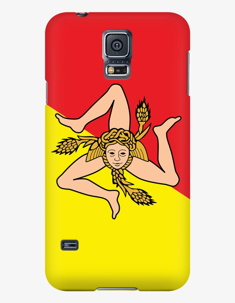 Sicilian Flag Phone Case - Sicilia Flag, transparent png download