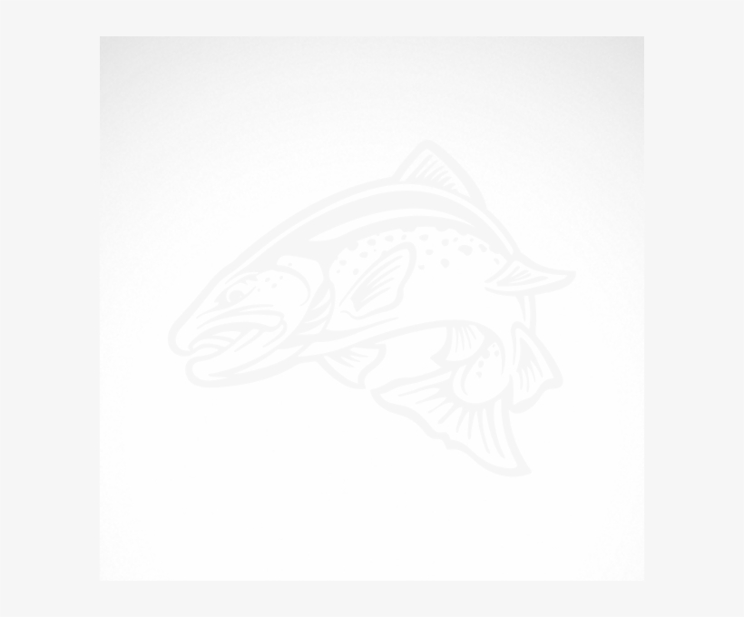 Simple Color Vinyl Salmon Fish - Trout Vector, transparent png download