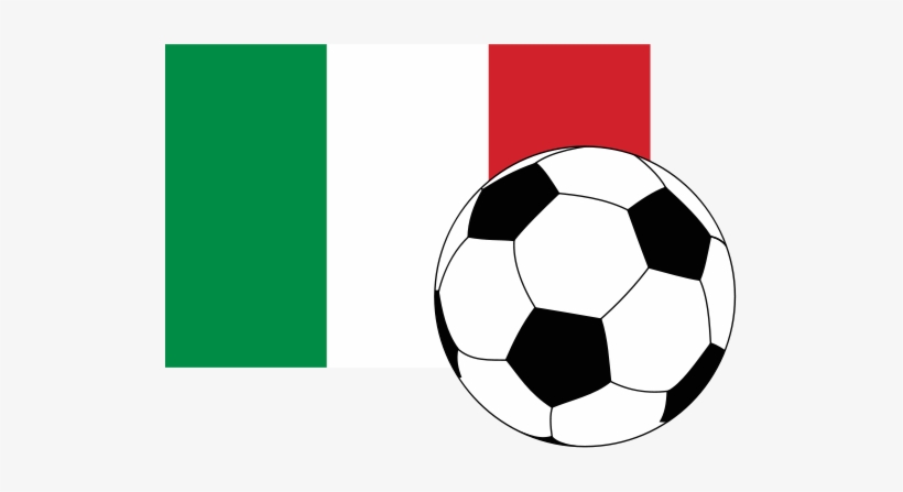 Flag Of Italy With Football - Tessellation In Daily Life, transparent png download
