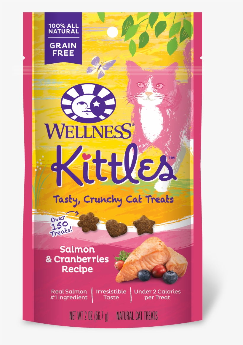 Salmon & Cranberries - Wellness Kittles, transparent png download