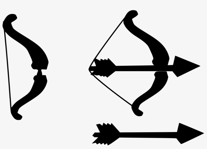 Download Png - Bow Ang Arrow Png, transparent png download