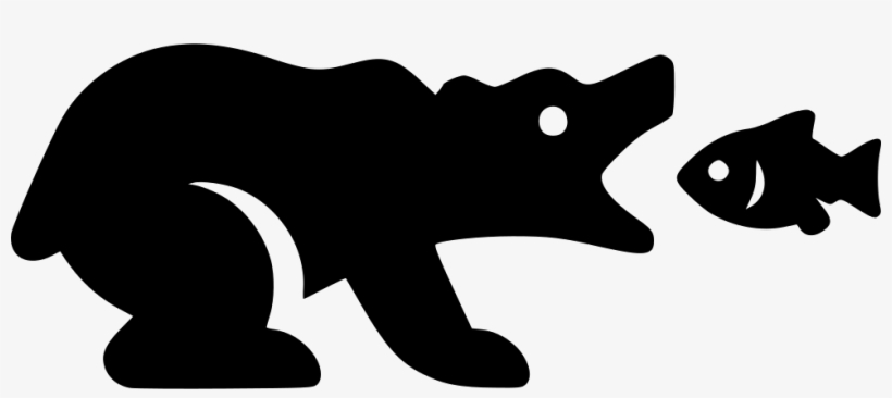 Grizzly Bear With Salmon Comments - Salmon Icon, transparent png download