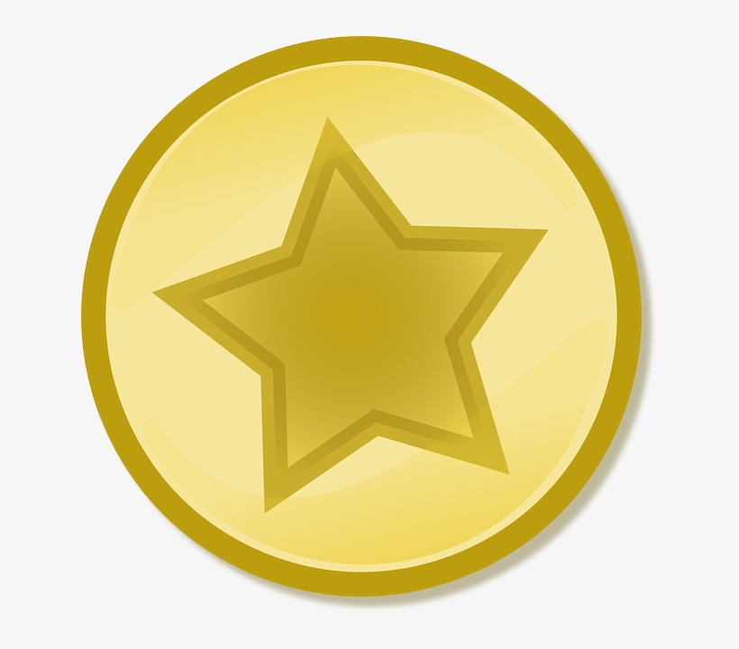 Yellow Circled Star Clipart Png For Web, transparent png download
