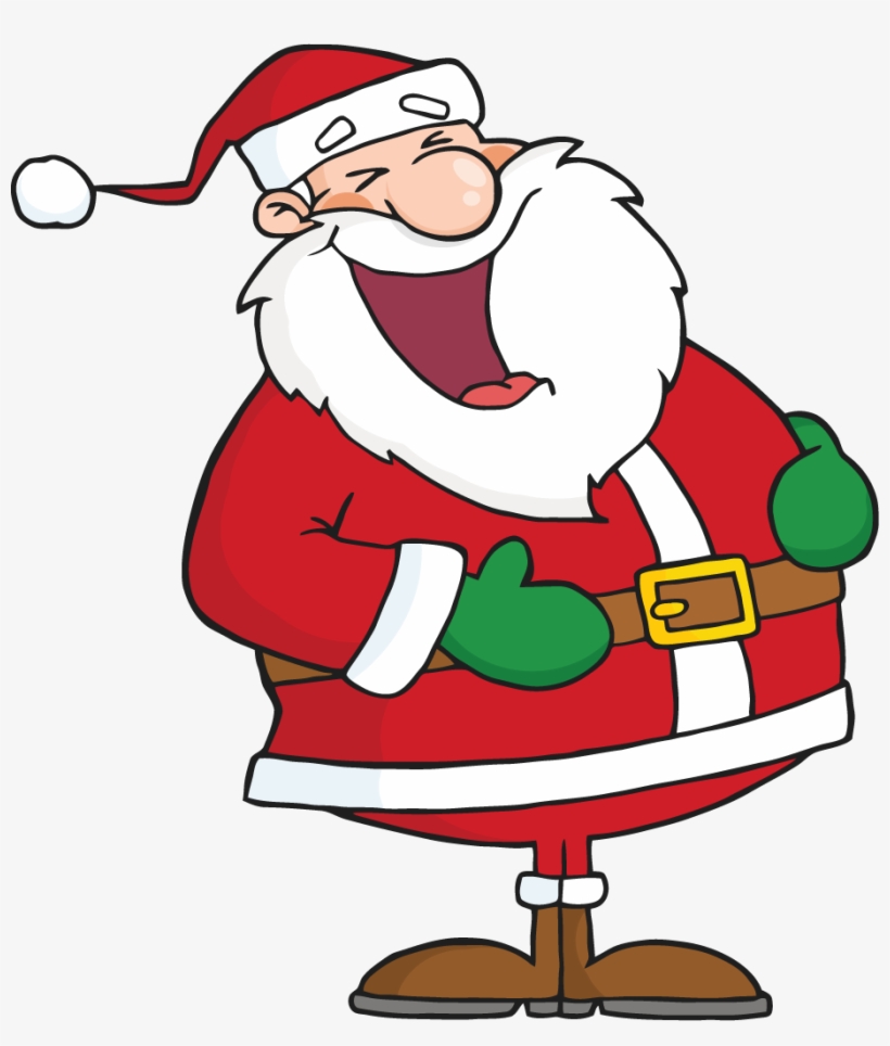 Laughing Santa - Seinfeld On Christmas Greeting Card, transparent png download