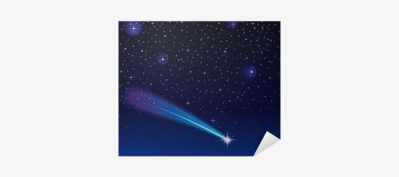 Shooting Star Going Across A Starry Sky - Nova, transparent png download