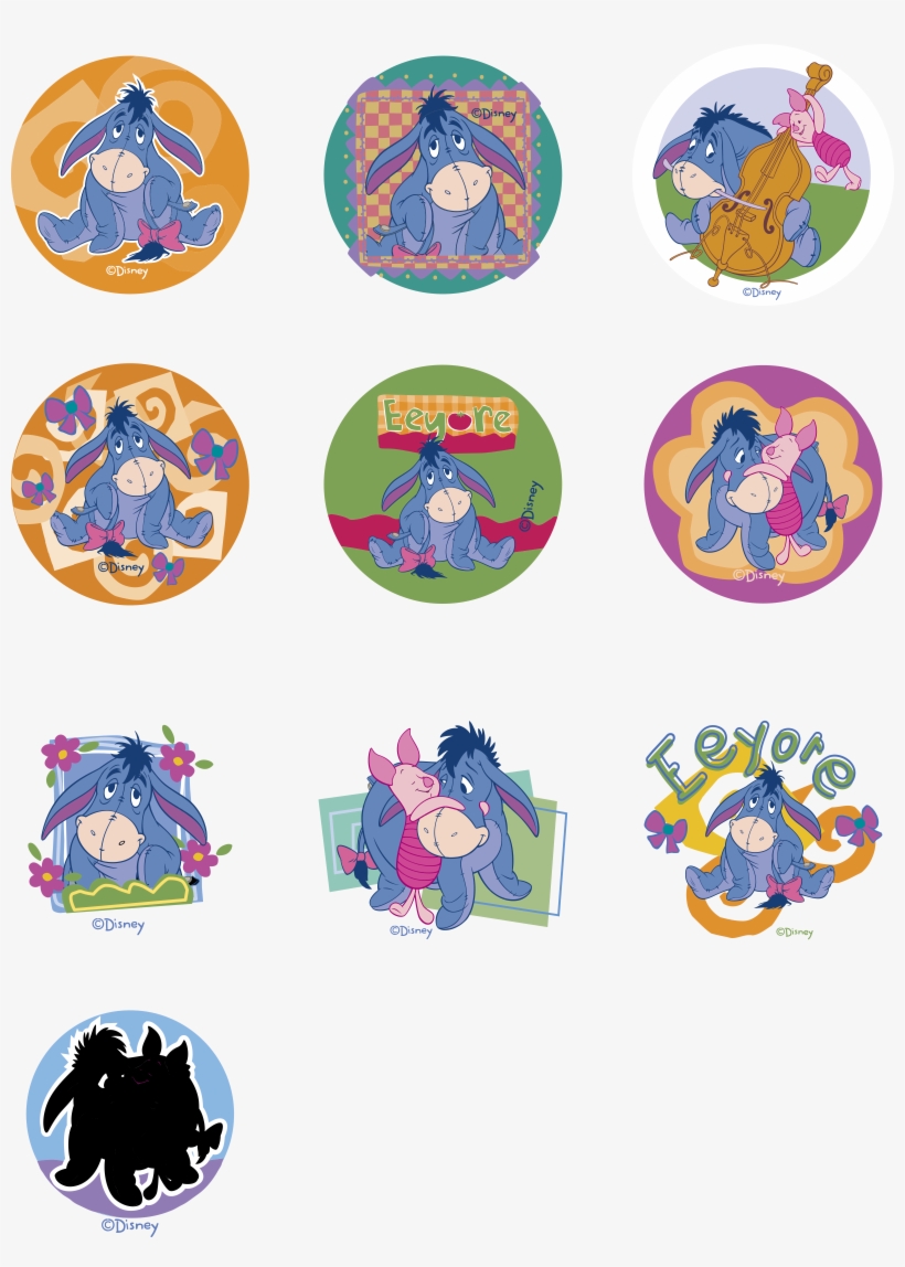 Disney's Eeyore Logo Png Transparent - Eeyore, transparent png download