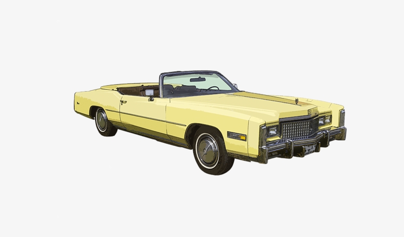 Click And Drag To Re-position The Image, If Desired - Yellow Cadillac Eldorado, transparent png download