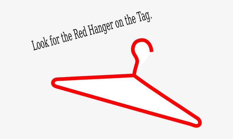 Red Hanger Clip Art - Red Hanger Sale Edgars, transparent png download