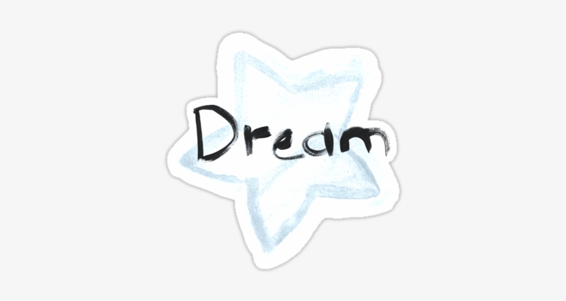 Blue Watercolor Stars Dream Sticker - Society6 Blue Watercolor Stars Dream Iphone & Ipod, transparent png download