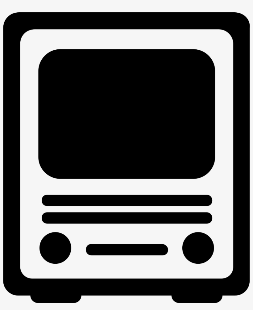 Old Television Monitor Comments - Television, transparent png download