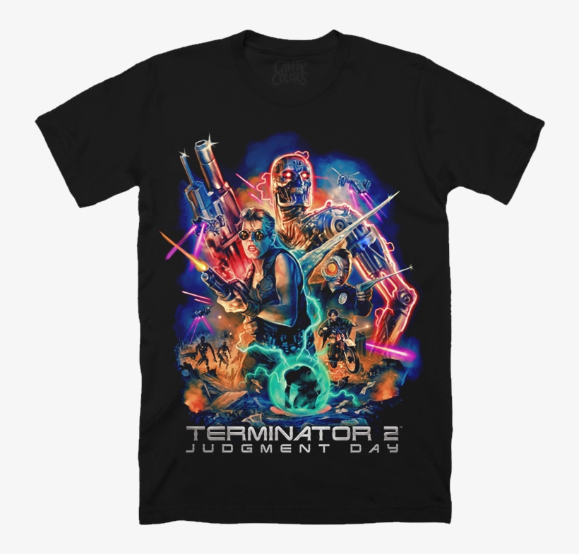 Terminator 2 ™ - Terminator Vs T Shirt, transparent png download