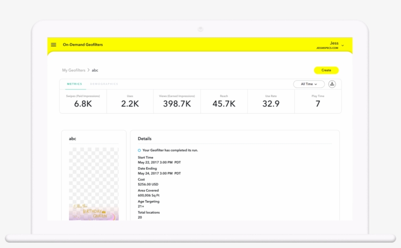 Snapchat Ads Analytics - Snapchat, transparent png download