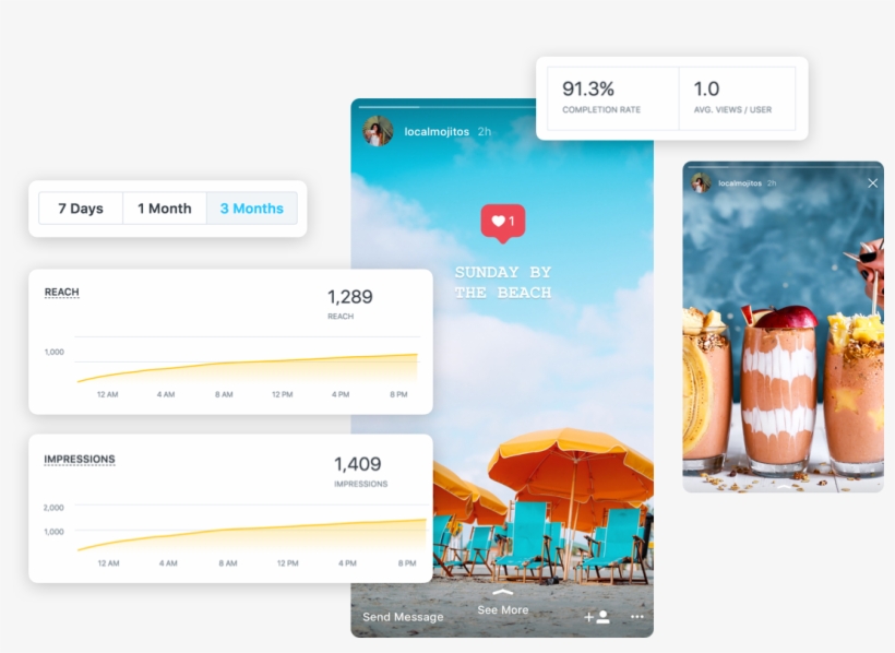 Get More Views With Instagram Stories Analytics, transparent png download