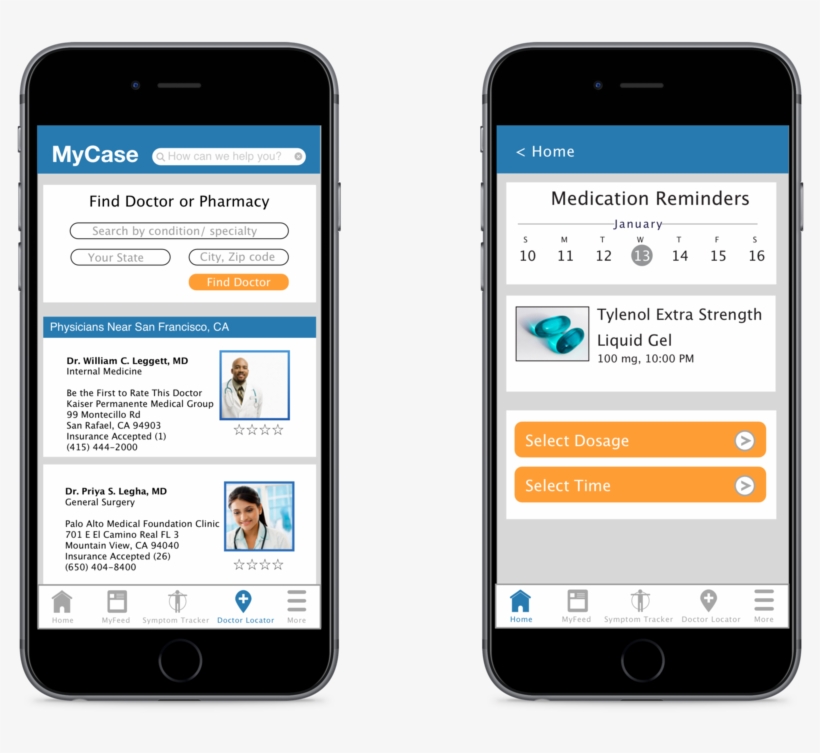 Medication Reminders And Find A Doctor Are Two Great, transparent png download