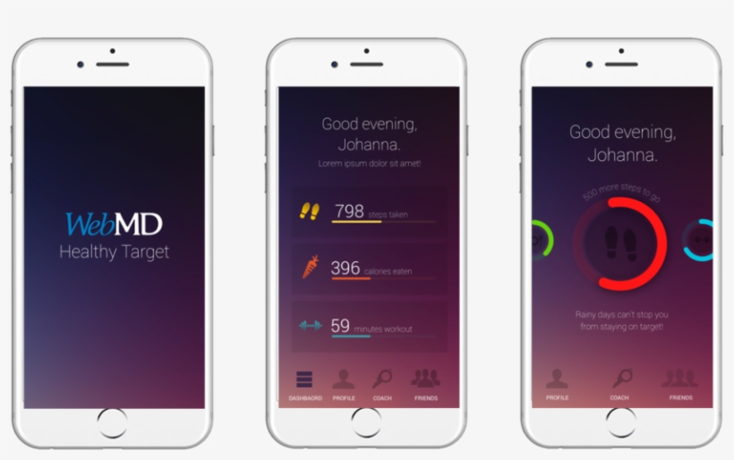 Healthy Target App, transparent png download
