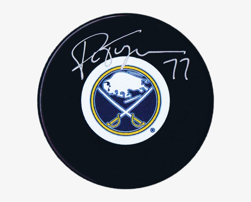Pierre Turgeon Autographed Buffalo Sabres Puck 600x, transparent png download