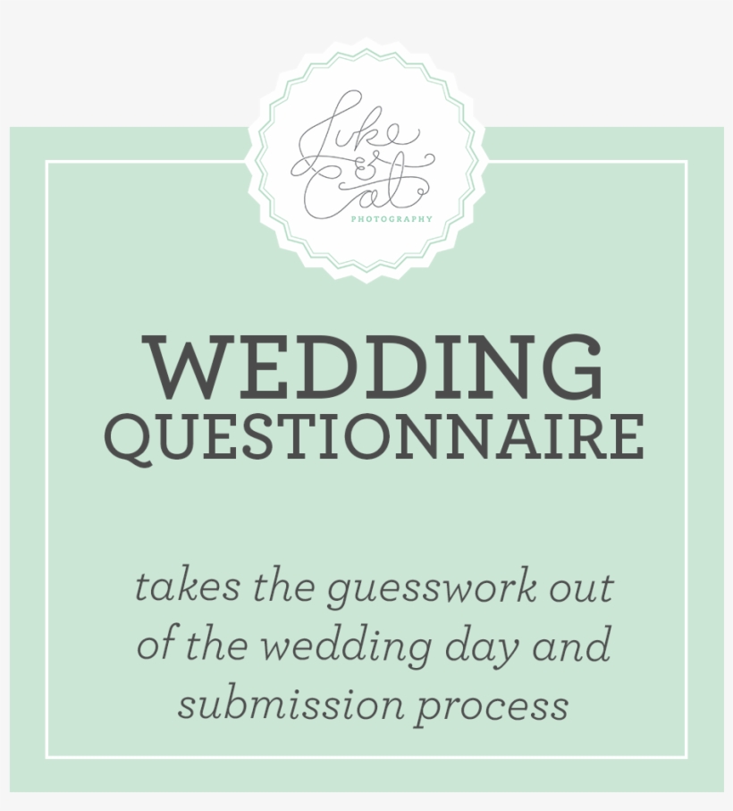 Image Of Wedding Questionnaire, transparent png download