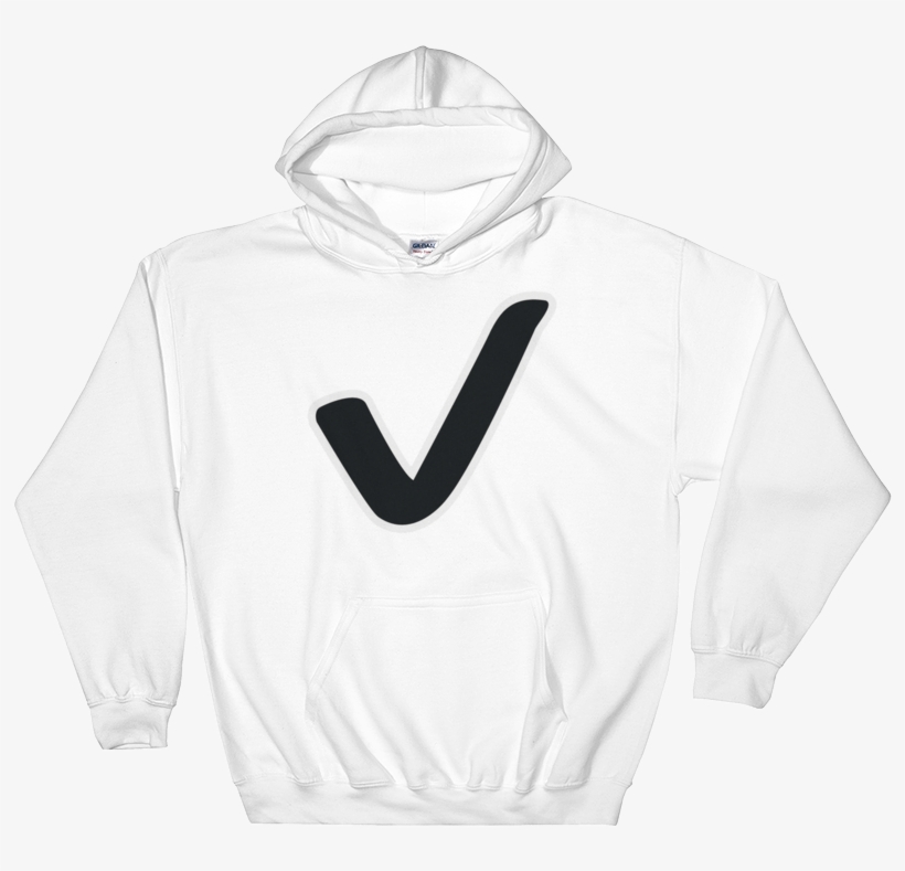Emoji Hoodie - Check Mark, transparent png download