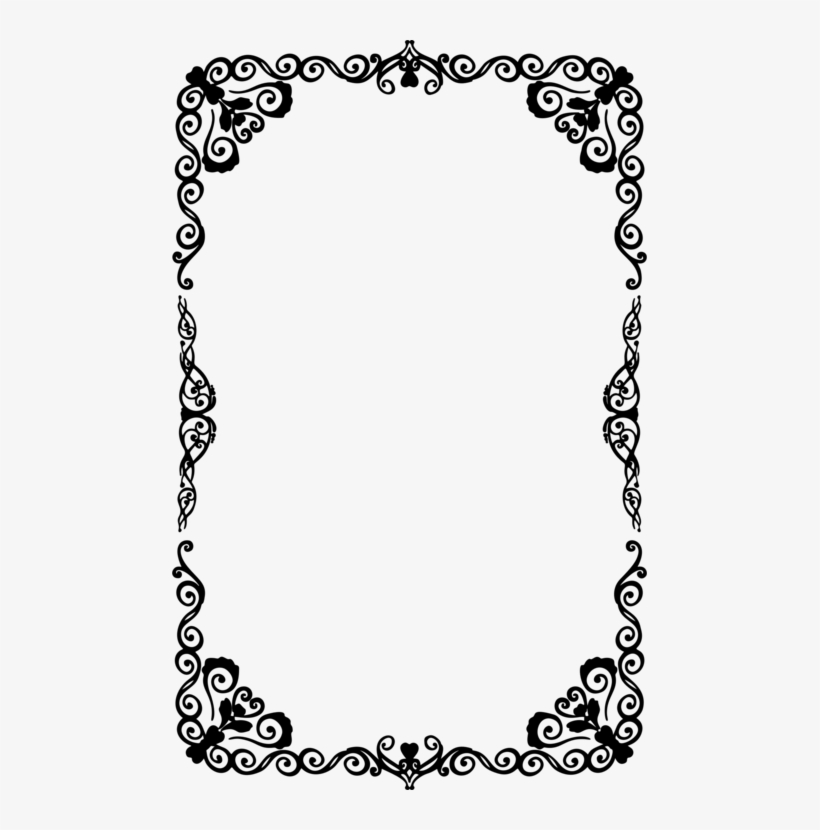 Picture Frames Gold Download Line Art Picture Frames, transparent png download