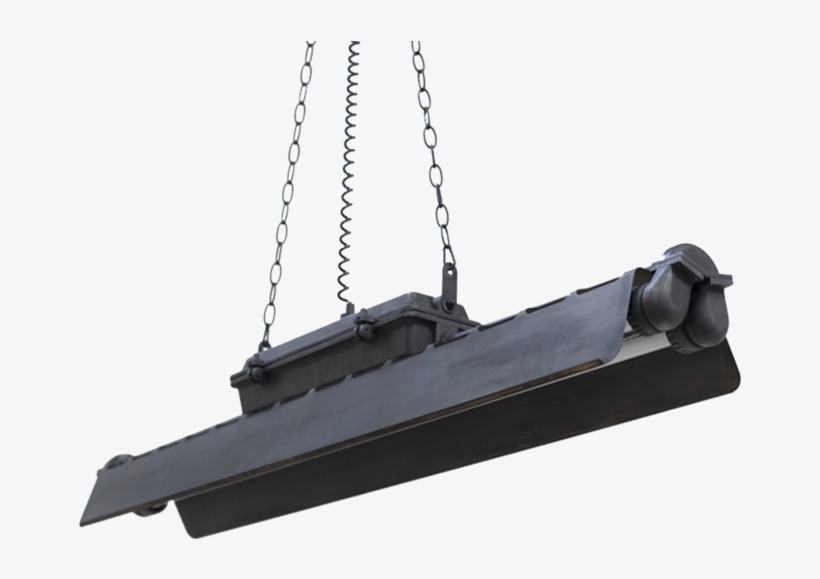 Industrial Double Fluorescent Lamp Black, transparent png download