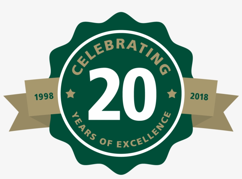 Celebrating 20 Years Of Excellence, transparent png download