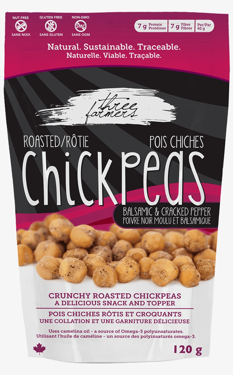 Roasted Chickpeas Balsamic & Cracked Pepper,, transparent png download