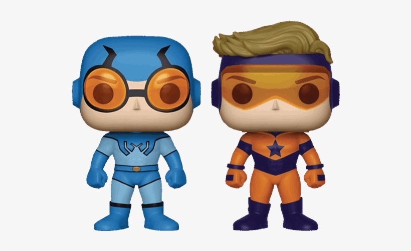Blue Beetle & Booster Gold 2-pack Pop Vinyl, transparent png download