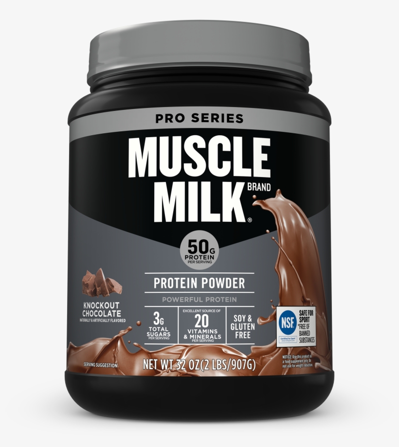 Muscle Milk® Pro Series Protein Powder Chocolate, transparent png download