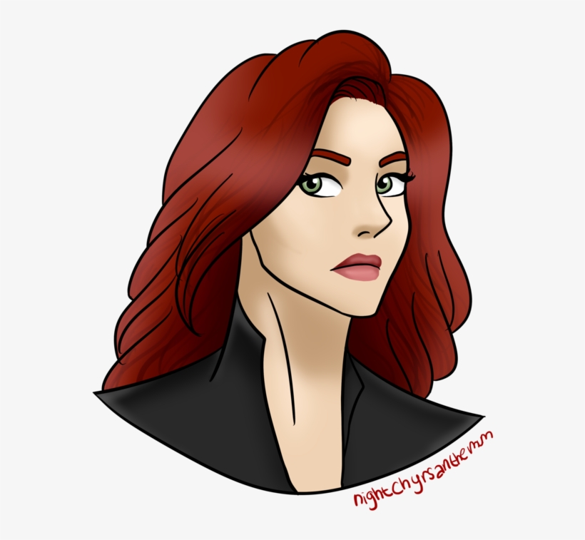 Black Widow By Nightchyrsanthemum, transparent png download