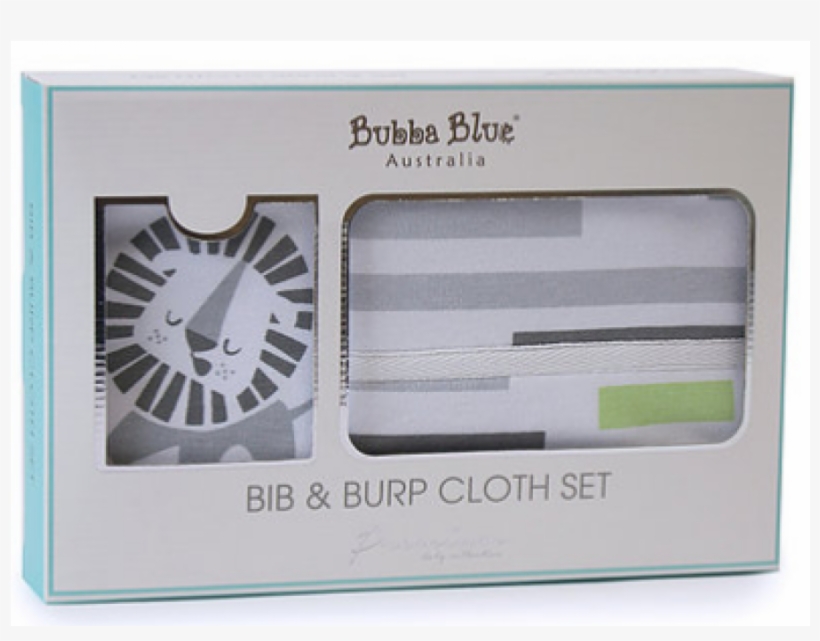 Bubba Blue Zoofari Boy Bip & Burp Cloth Set, transparent png download