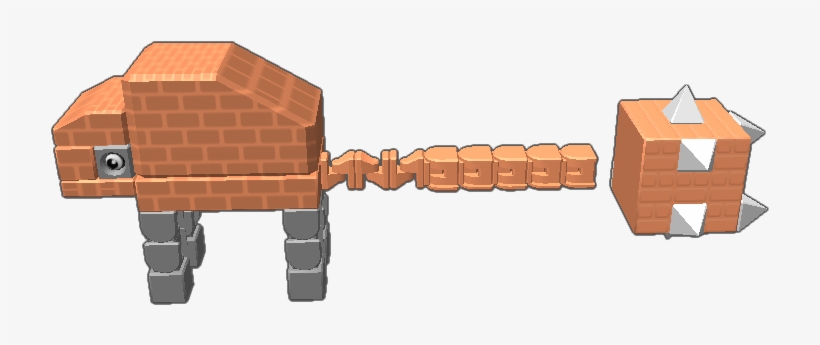 A Prehistoric Armadillo Chases Heroes Tail Smashes, transparent png download