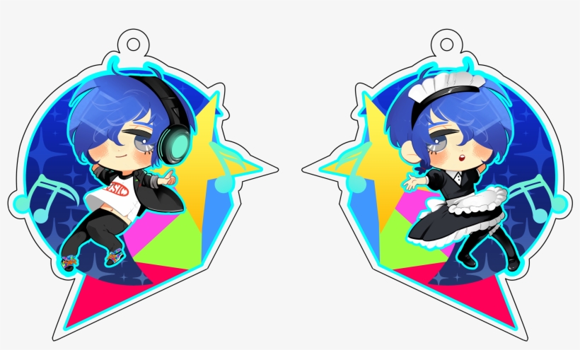 Dancing All Night Double Sided Acrylic Charms • Joyejoyu, transparent png download