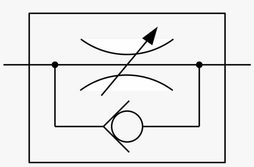 Symbol Retract Resistor Check Valve, transparent png download