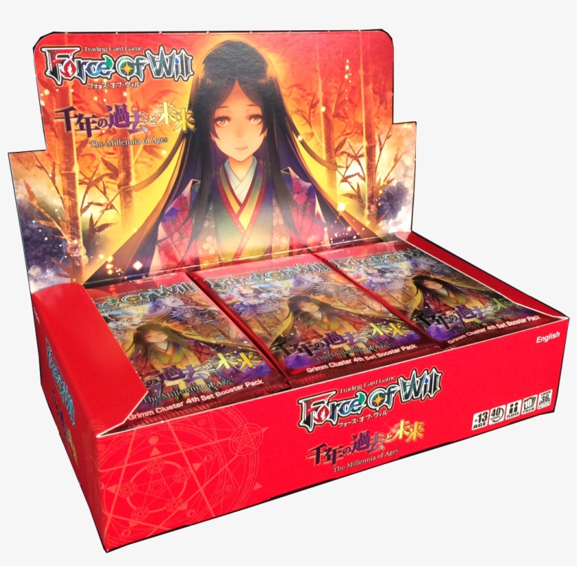 Force Of Will G4 Booster Display The Millennia Of Ages, transparent png download