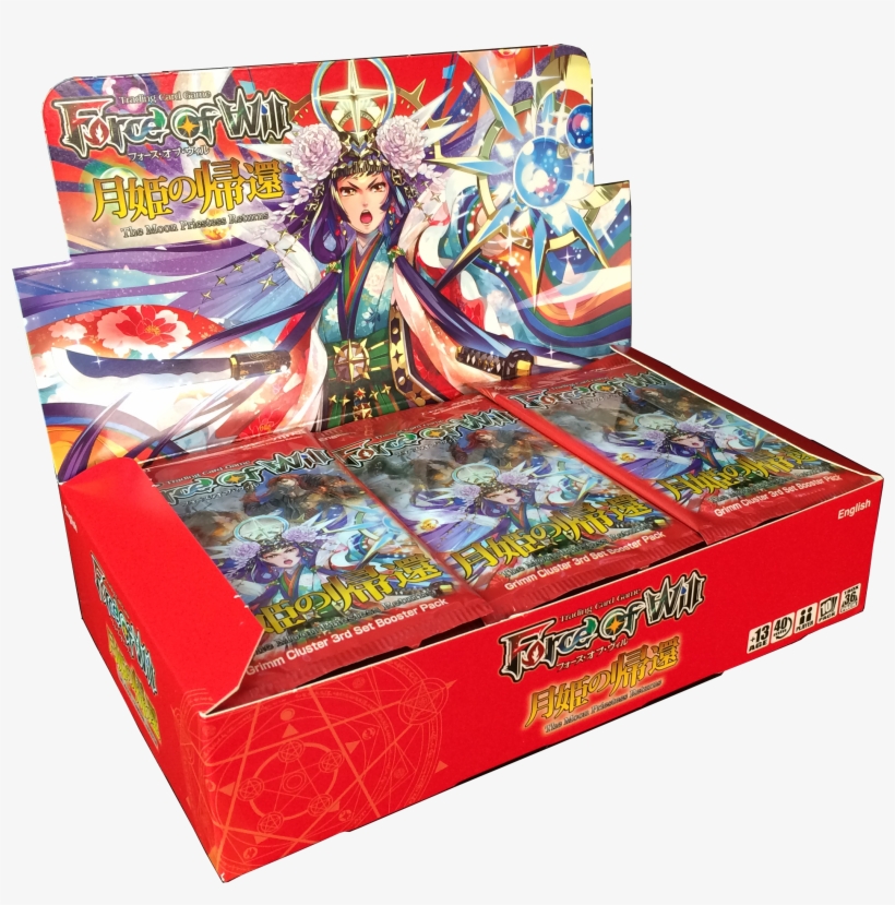 Force Of Will G3 Booster Display The Moon Priestess, transparent png download