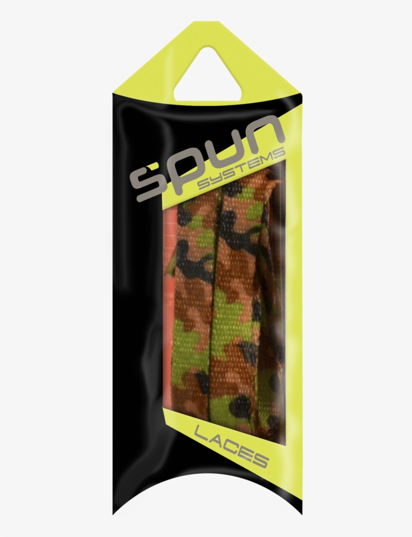 Spun™ 3/8" Printed Shoelaces, transparent png download