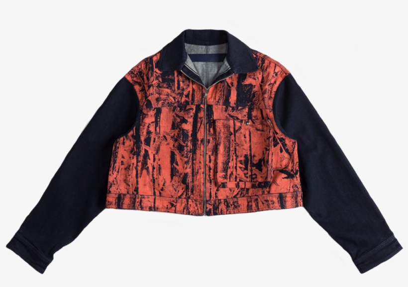 orange camo jacket cropped