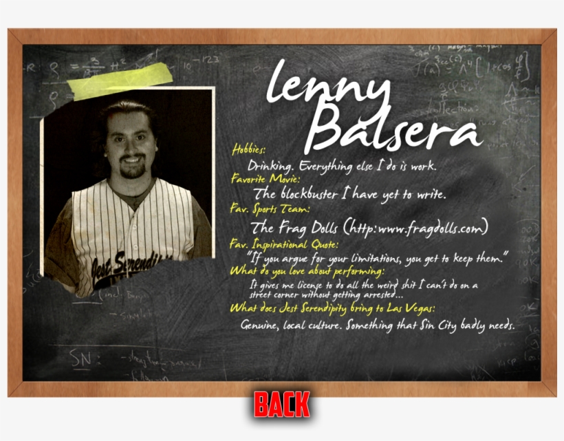 #42 Lenny Balsera, transparent png download