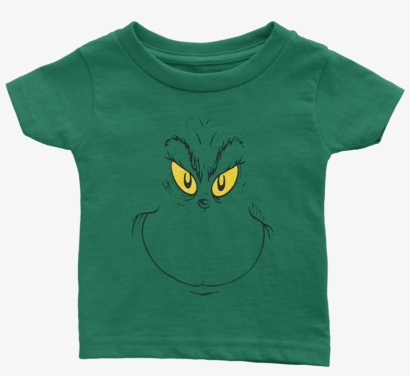 Seuss Grinch Face T-shirt, transparent png download
